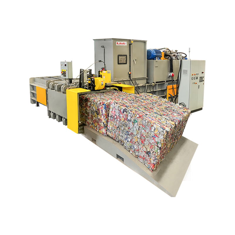 Empacadora de compresión de doble cabezal