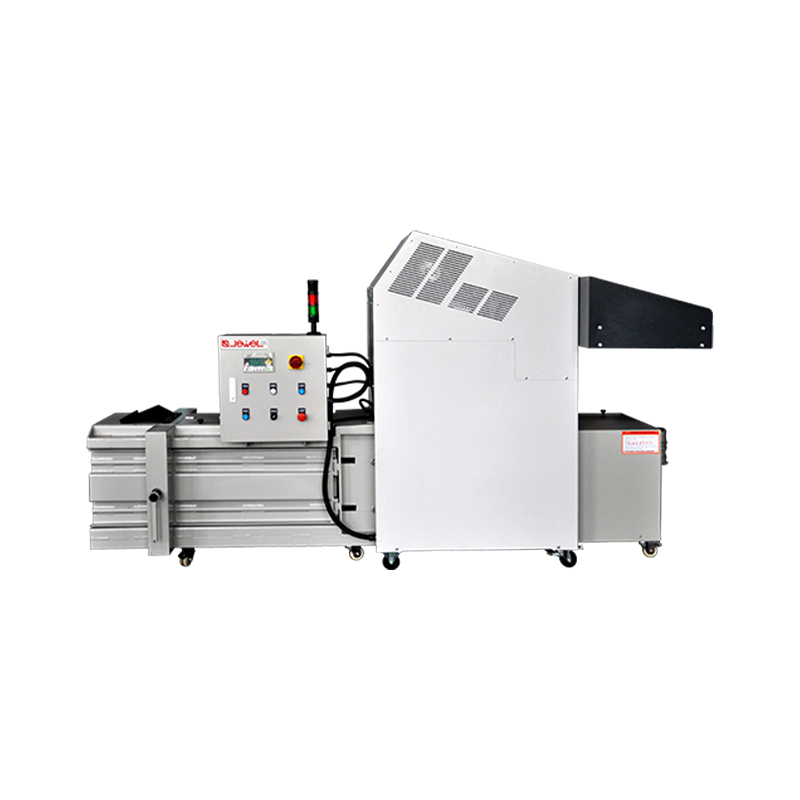 Empacadora semiautomática horizontal pequeña (máquina trituradora y empacadora integrada)